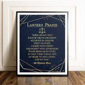 Law School Graduation Gift - Lawyer Gift - Gifts for Lawyers - Law School Gift - Gold Modern Wall Art - Attorney Gift, Attorney Office Decor