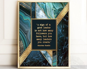 Mentor Gift or Boss Gift ~ Unique Thank You Gifts for Mentors ~ Thoughtful Mentor Appreciation Gift ~ Gold Inspirational Quote Framed Art