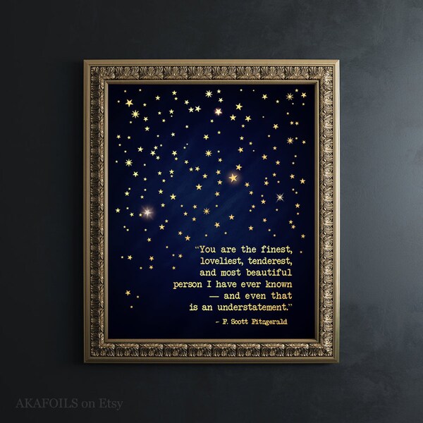 The Great Gatsby Quote Etsy