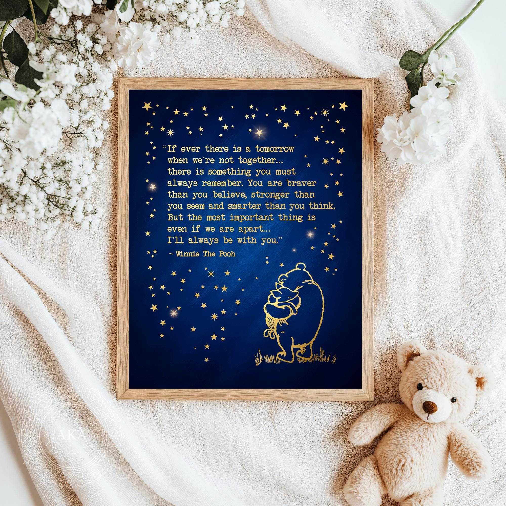 Winnie The Pooh Wall Decor Printable Winnie The Pooh Wall Art, If