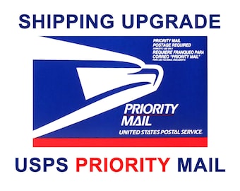 SHIPPING UPGRADE to USPS Priority Mail or Express Mail