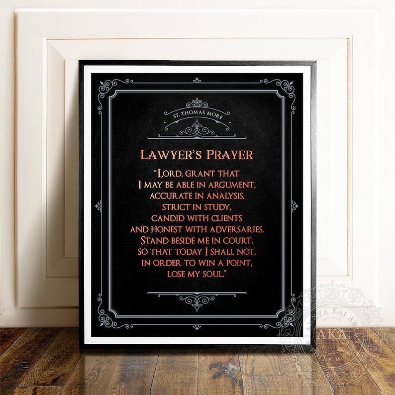 Lawyer Gift Gifts for Lawyers Real Foil Print Etsy