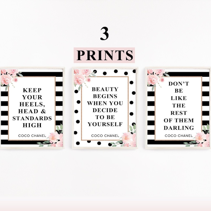 Coco Chanel Quotes - Etsy