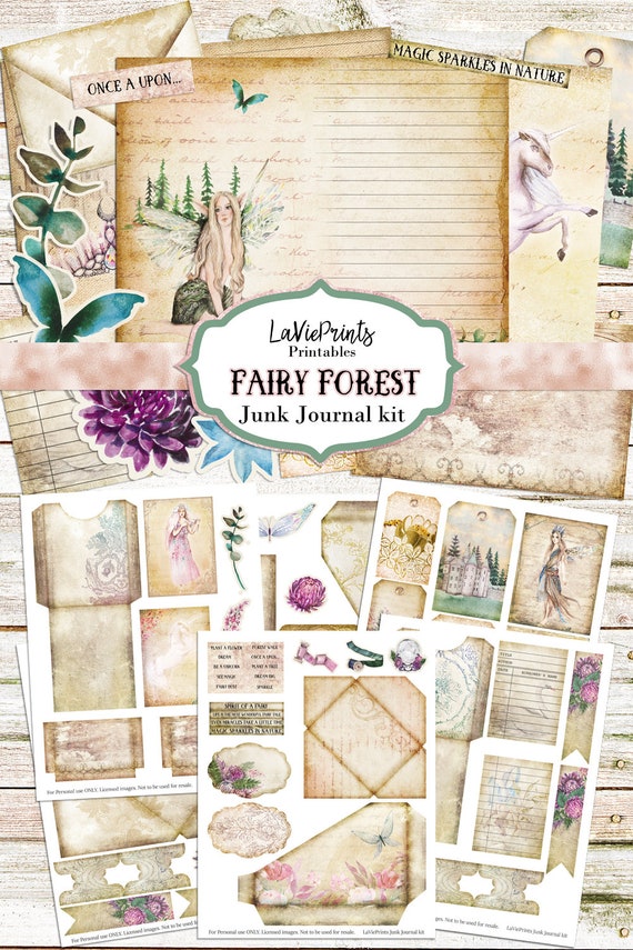 Forest Findings Junk Journal Kit Nature Junk Journal Kit 