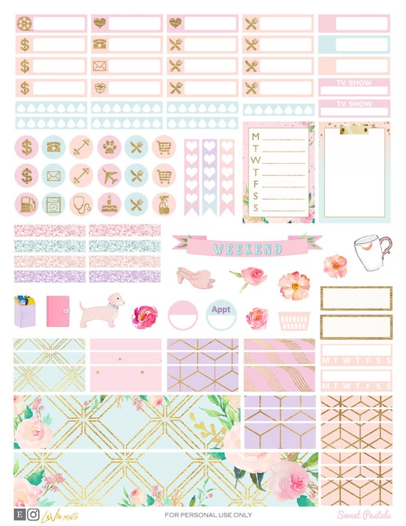 Glam Washi 365 Planner Stickers – Paper & Glam