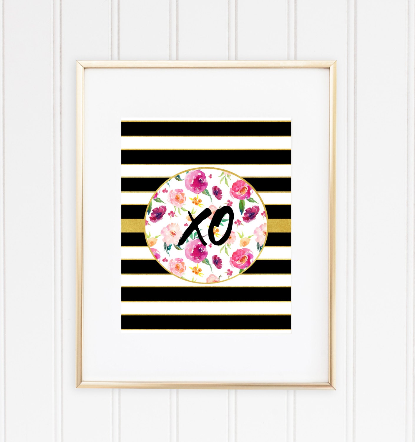 Kate Spade White Floral Wall Art Watch-Inspired Decor Amazon.com: Kate Spade New York Garden Floral Hors D main image 2