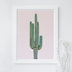 Cactus printable wall art, Cactus print, Saguaro print, succulent print, Cacti print, cactus home wall decor, artistic print, cali print
