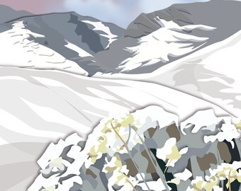 PRINT ON DEMAND Winter Sagebrush Art