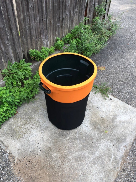 Decorative Halloween Garbage Can Covers Custom Garbage Etsy