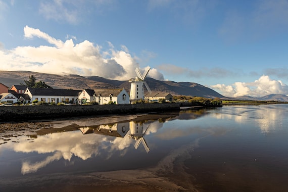 Blennerville Windmill reflections Tralee Co Kerry - High quality Photographic print with or without a double mount