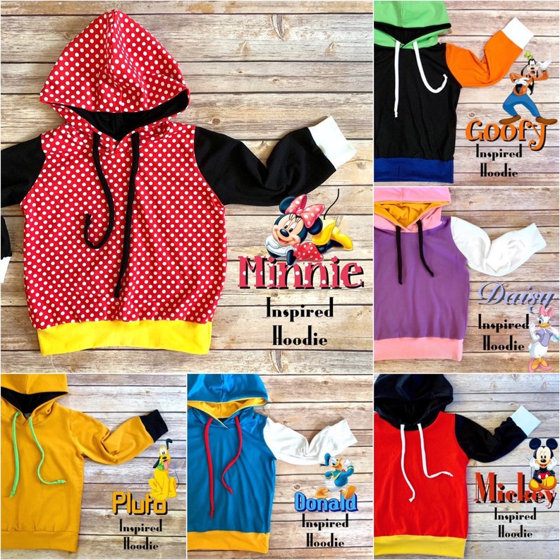 Donald Duck inspired hoodie