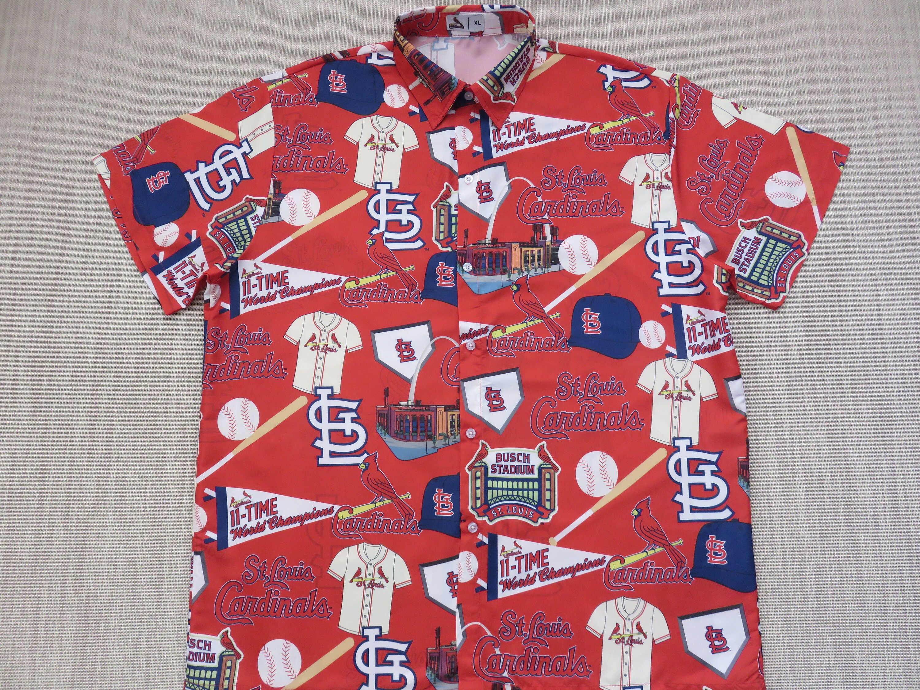 St. Louis Cardinals T Shirt 11 Rings World Series's Champions Red 2XL XXL