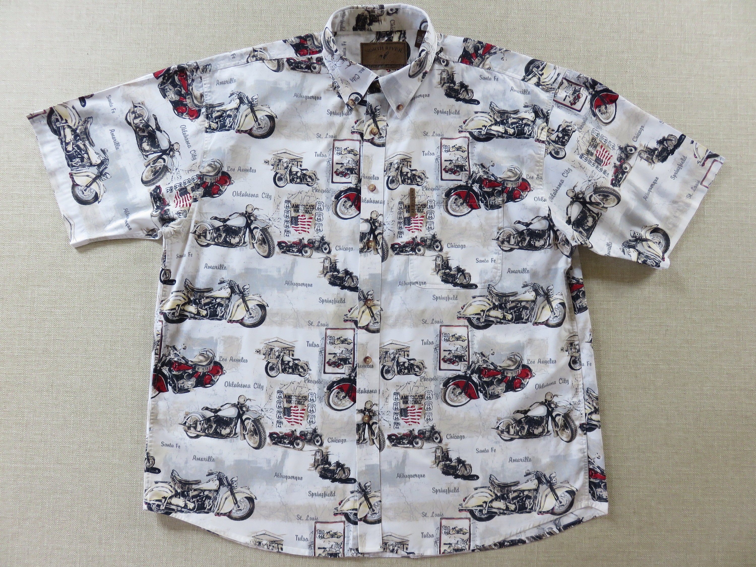 Hawaiian Shirt Classic Motorcycle Shirt Biker Aloha Shirt - Etsy