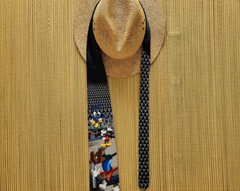 DISNEY Krawatte MICKEY MOUSE Wrestle-Rama mit Goofy und Donald Duck Hilarious Necktie 100% Polyester