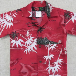 Boy&#39;s Hawaiian Shirt, ALI&#39;S FASHIONS Hawaiian Shirt, Made In Hawaii, Kids Aloha Shirt, 100% Cotton Button Down Toddler Size 1-2