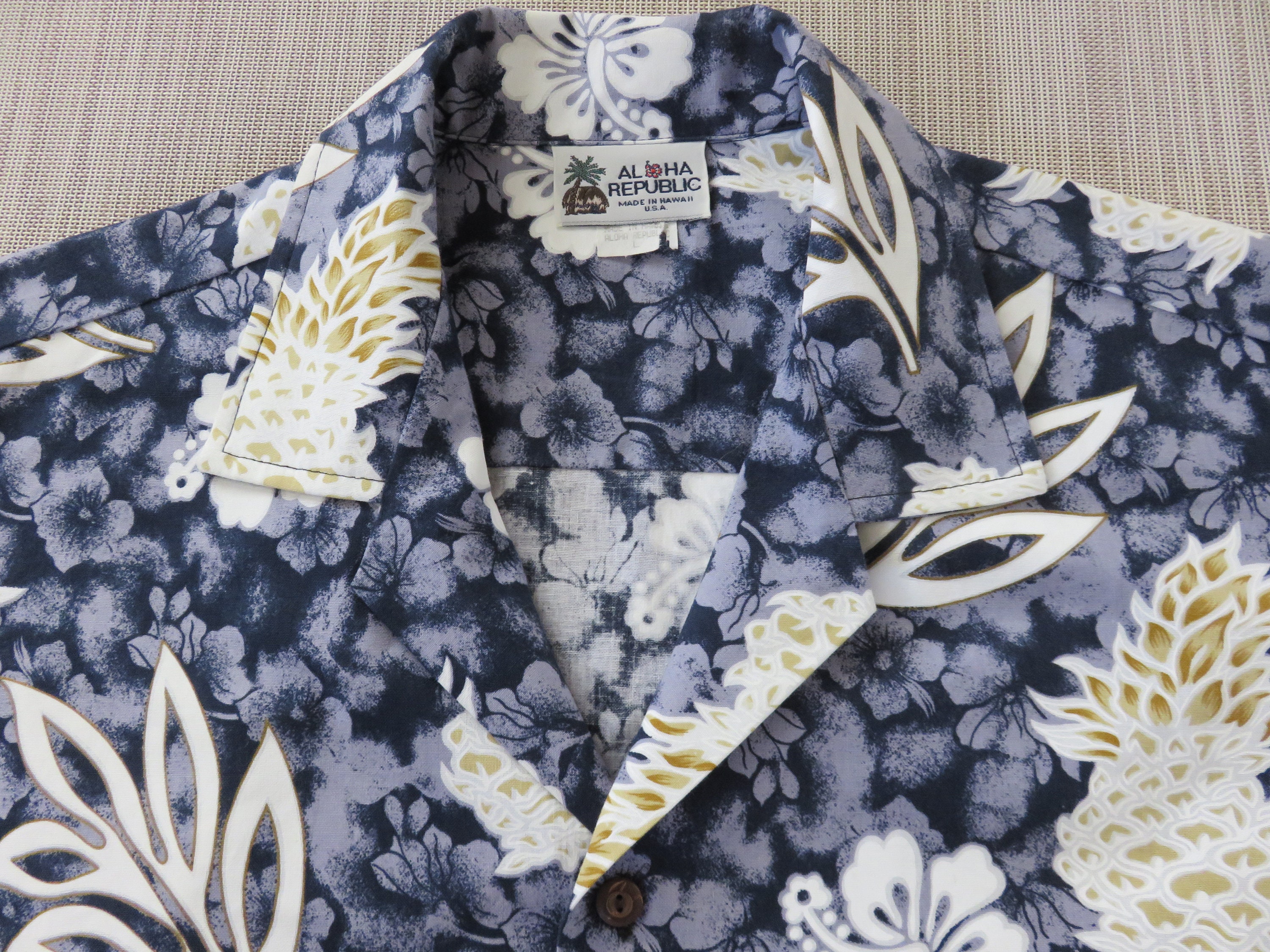 Hawaiian Shirt ALOHA REPUBLIC Hawaii Mod Surfer Aloha Shirt - Etsy