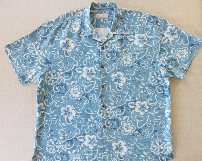 TOMMY BAHAMA Hawaiian Shirt Copyrighted Hawaiian Floral Aloha - Etsy