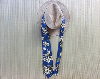 Hawaiian Tie TROPICAL HAWAII Hand Made Neck Tie Traditional ALOHA Ties Tribal Hibiscus Lei Vintage Tiki Necktie - Oahu Lew's Shirt Shack