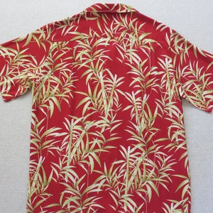Hawaiian Shirt, BISHOP ST. Hawaiian Shirt, Tropical Aloha Wear, Made in Hawaii, Bamboo Palooza Beach Shirt, 100% Rayon Men's Size MEDIUM image 2