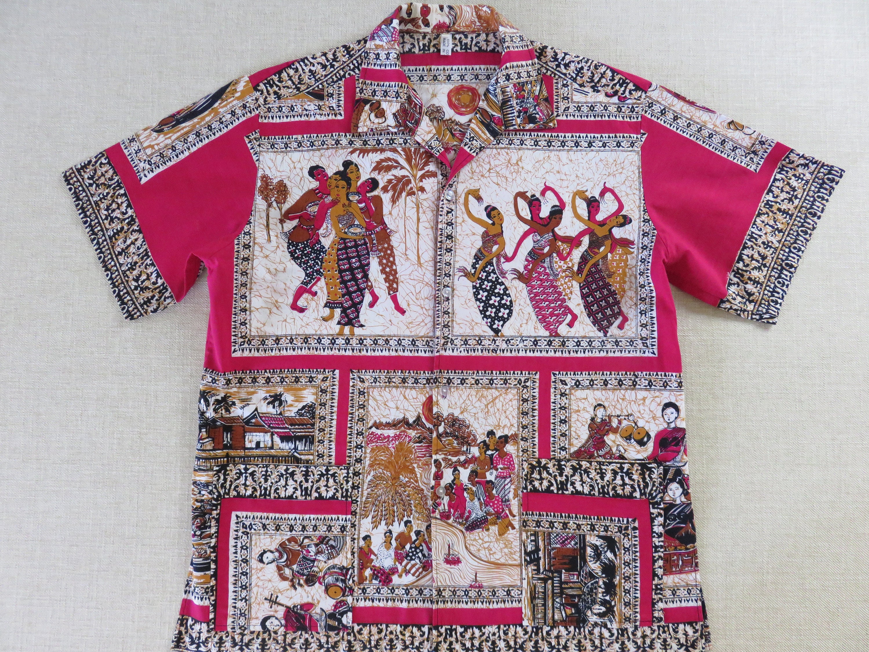 Vintage Batik tie dye shirt main image 0