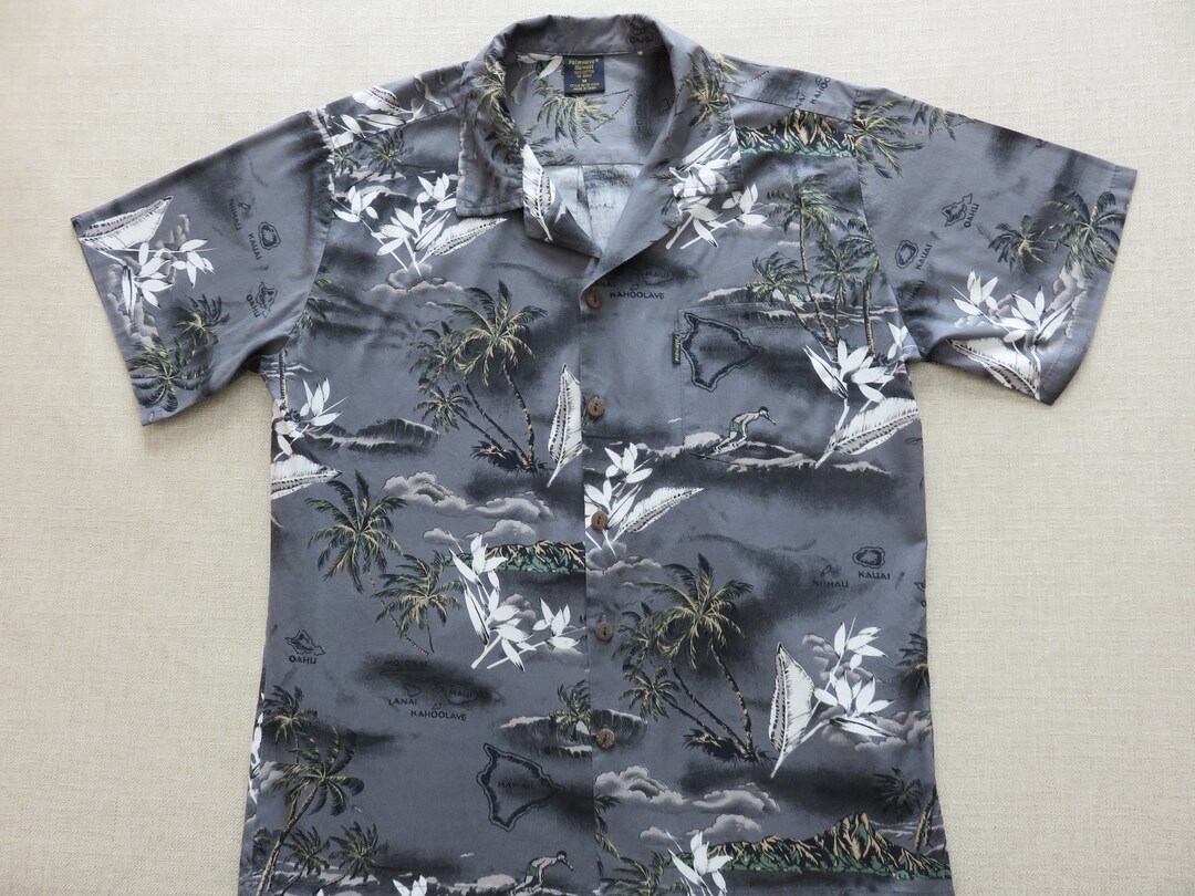 Surfer Anthem White Boy's Hawaiian Shirt