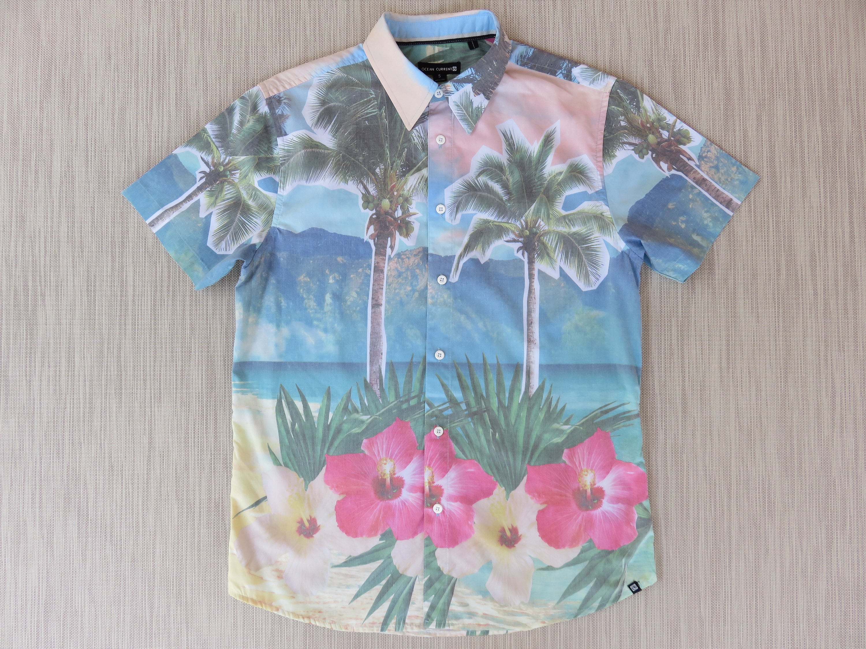 Hawaiian Shirt OCEAN CURRENT Beverly 