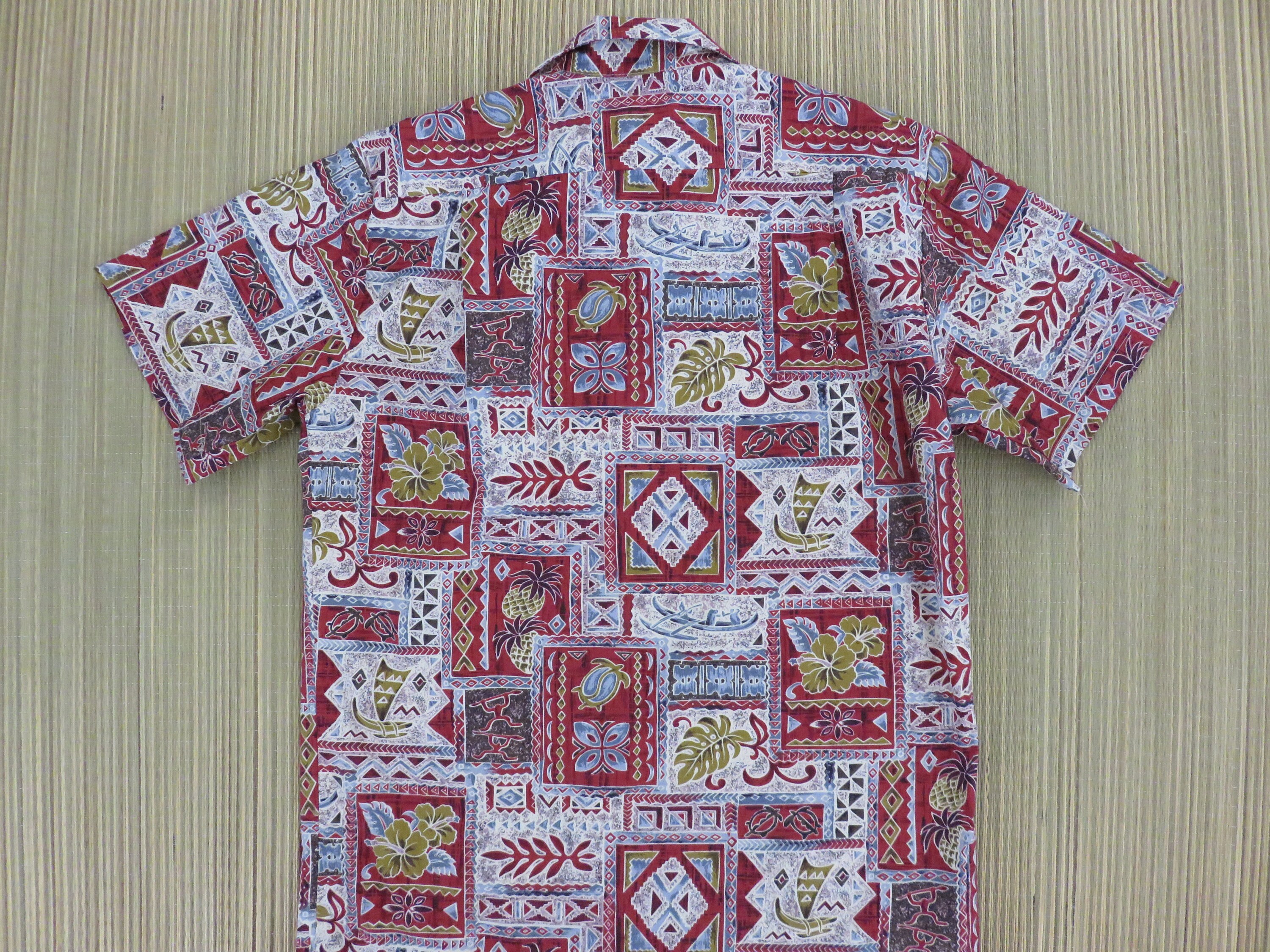 Hawaiian Shirt Men HAWAII Brand Aloha Shirt Vintage Tiki - Etsy