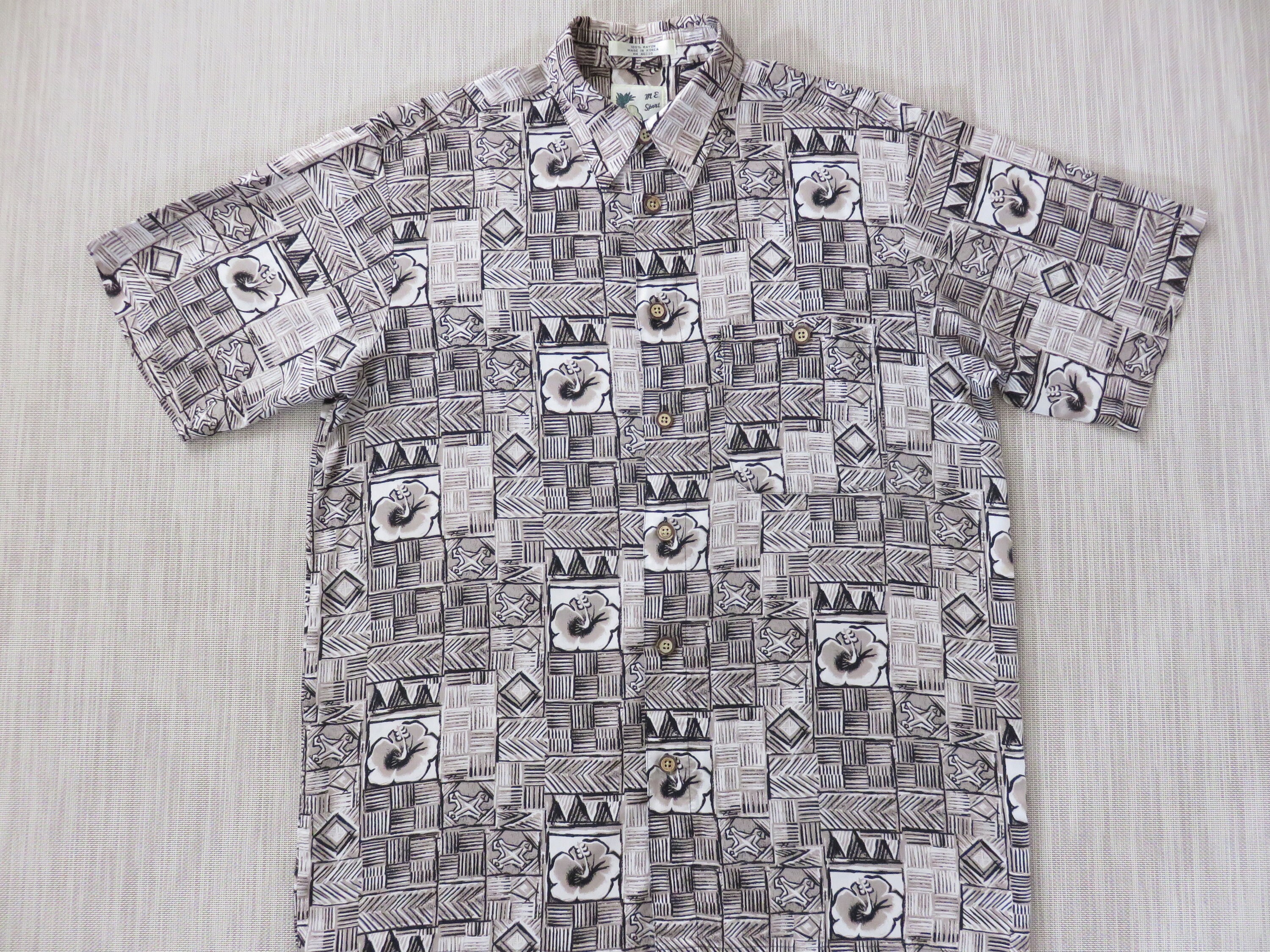 SPORT Surfer Aloha Shirt Hawaii Tiki 