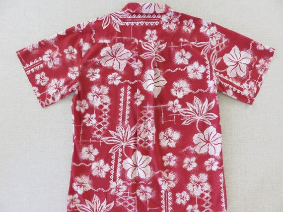 Hawaiian Shirt, PALMWAVE Hawaii Shirt, Red Aloha … - image 2