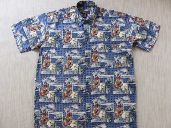 Hawaiian Shirt Men REPP LTD Tropical Aloha Shirt Paradise - Etsy