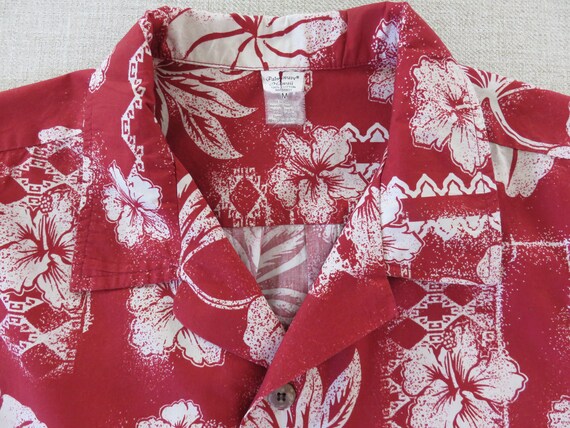 Hawaiian Shirt, PALMWAVE Hawaii Shirt, Red Aloha … - image 4