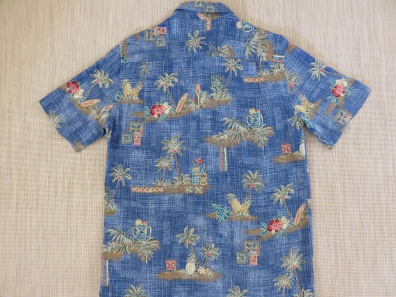 Hawaiian Shirt Men CAMPIA MODA Tiki Bar Aloha Shi… - image 2