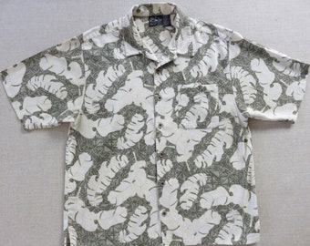 Hawaii Shirt, OZEAN PACIFIC Hawaii Shirt, OP Surfer Shirt, Kalifornien Strand Shirt, Aloha Shirt, Baumwolle Rayon Button Down, Herren Größe M