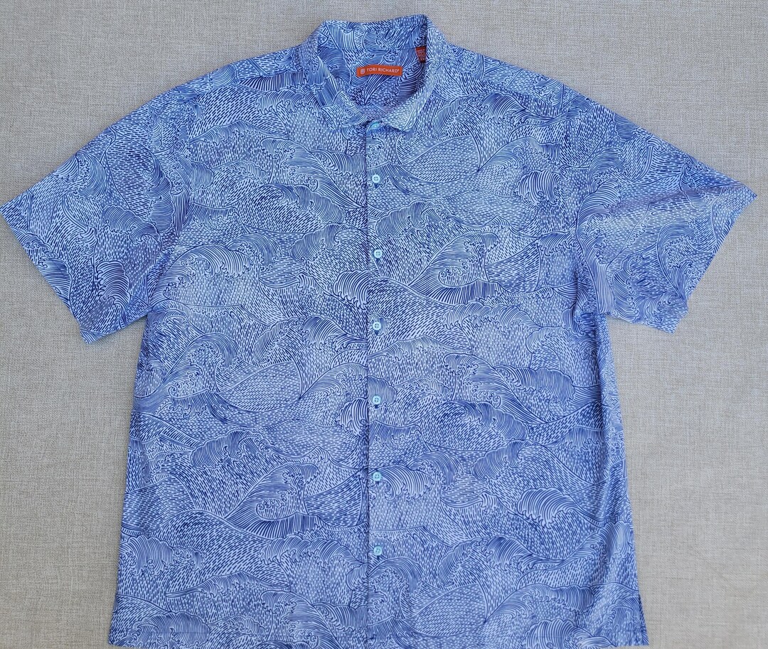 Topman - Chemise boutonnée en crochet - Bleu marine | ASOS