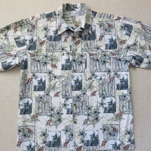 Hawaiian Shirt, OCEAN PACIFIC Hawaii Shirt, OP Surfer Shirt, California Beach Shirt, Aloha Shirt, 100% Cotton Button Down, Mens Size XLarge