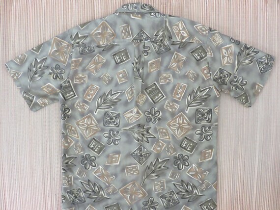 VTG RAYON HILO HATTIE HAWAIIAN ALOHA SHIRT TIKI ROCKABILLY SMALL