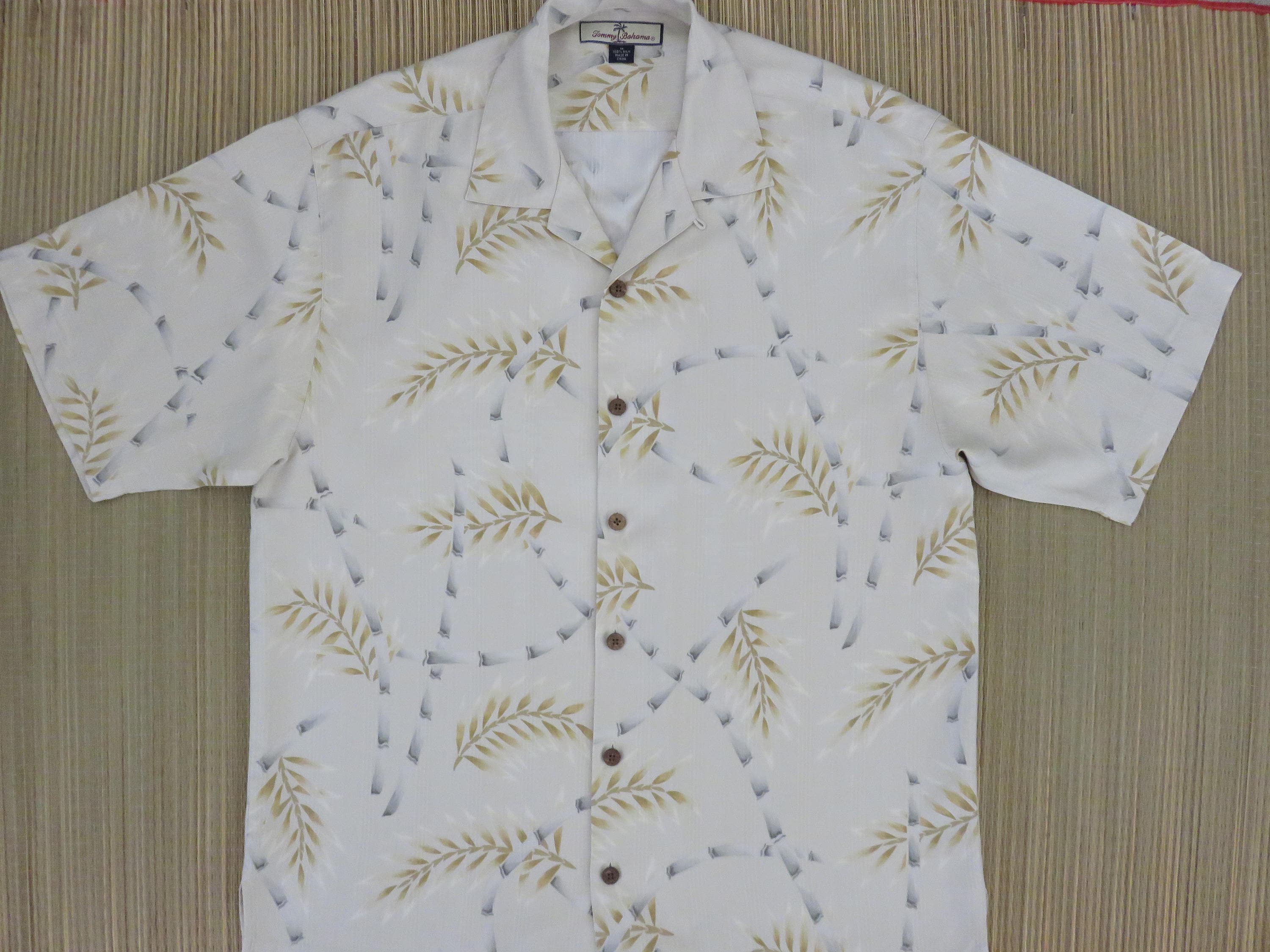 TOMMY BAHAMA Hawaiian Shirt Vintage ...