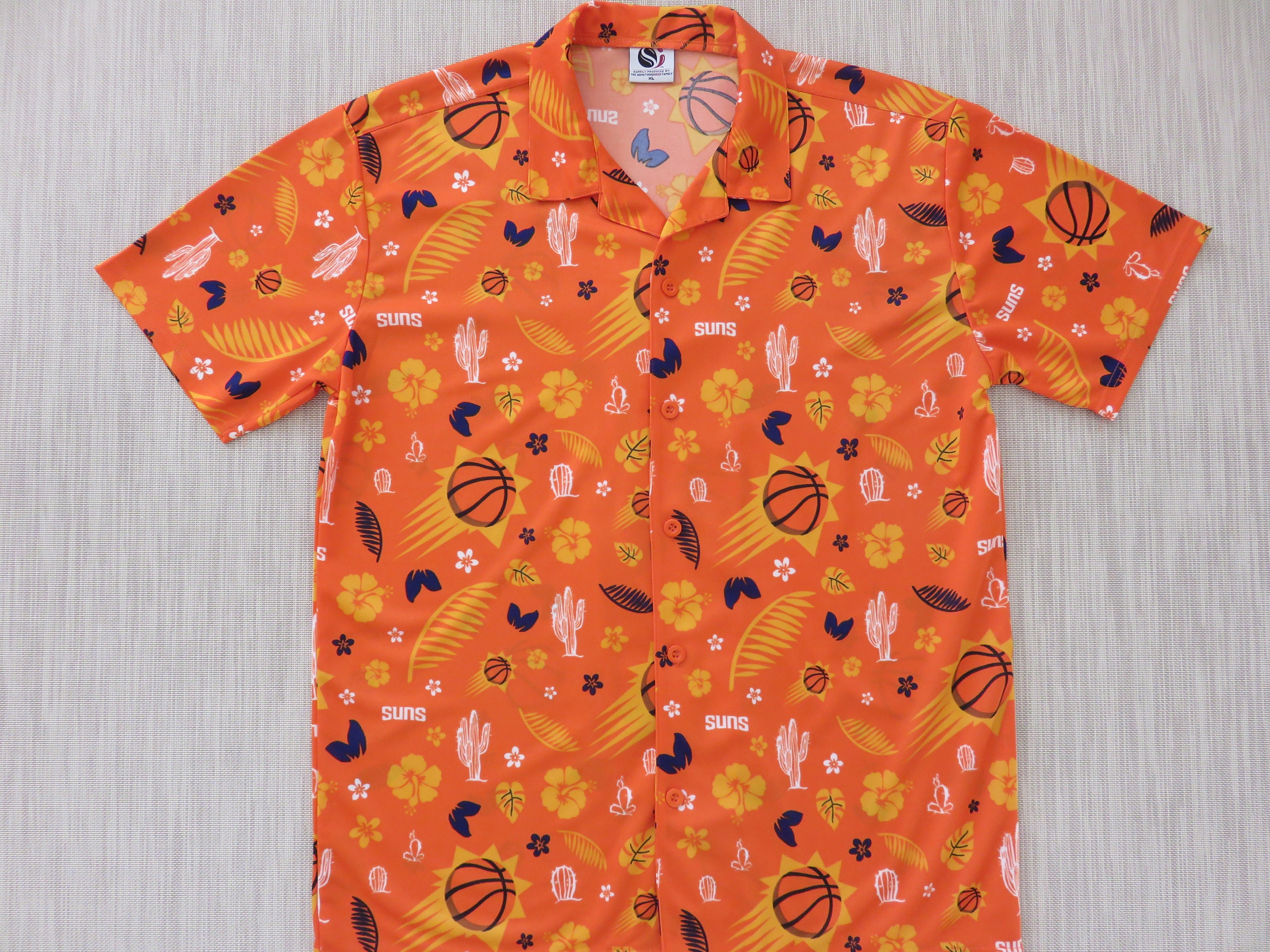 1970 Phoenix Suns Basketball Art Hawaiian Shirt - Tagotee