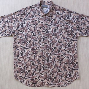 Hawaiian Shirt TRIUMPH of California Vintage 80s Surfer Beach Bum Shirt Funka-delic Taro Chips Design Men Camp - XL - Oahu Lew&#39;s Shirt Shack
