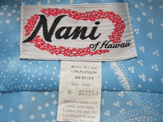 Vintage Hawaiian Shirt NANI of HAWAII Aloha Shirt… - image 3