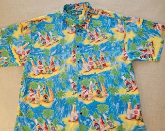 Chemise boutonnée homme vintage authentique Big Dogs taille