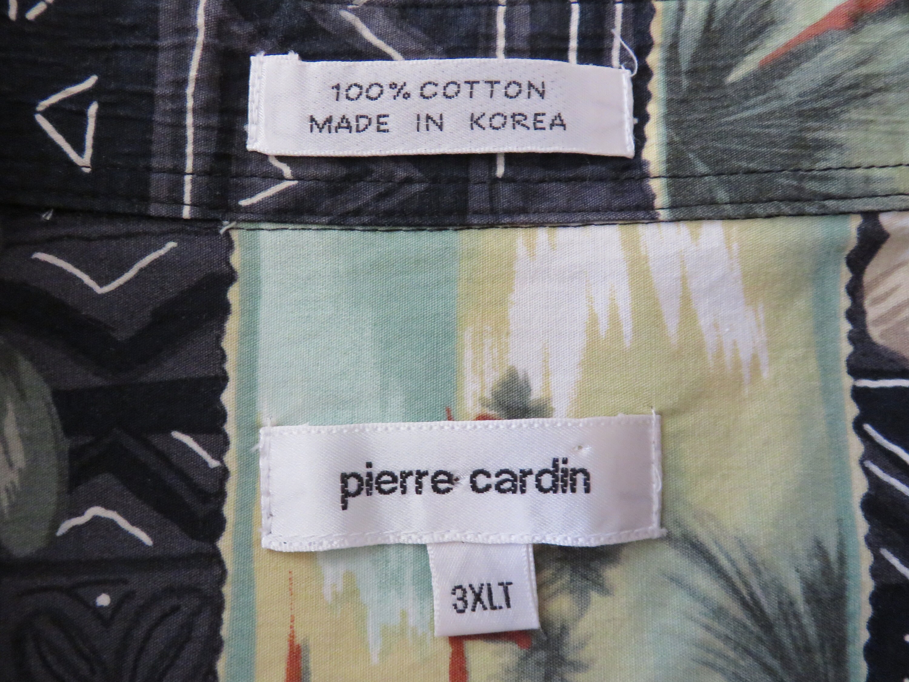 Chemise hawaïenne vintage Pierre Cardin pour homme taille XXL fabriquée en Corée en très bon état d'occasion - France