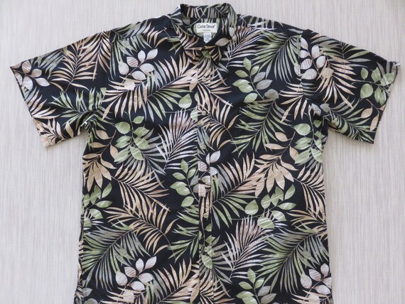 Hawaiian Shirt COOKE STREET Aloha Black Hawaii Shirt Tropical | Etsy