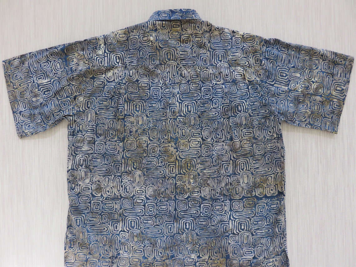 Hawaiian Shirt JOHARI WEST Batik Shirt Polynesian Tie Dye - Etsy