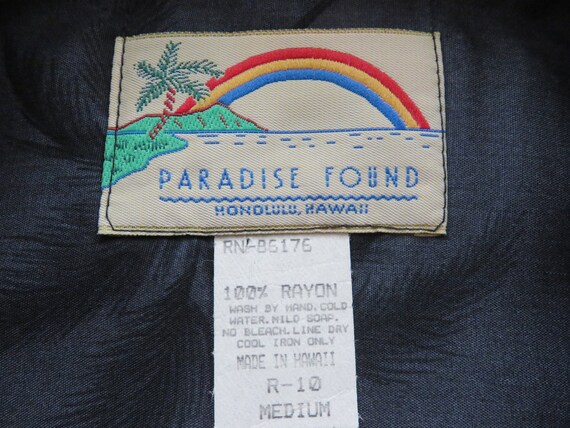 Hawaiian Shirt, PARADISE FOUND Hawaii Shirt, Made… - image 4