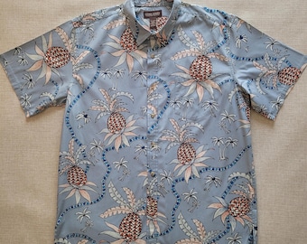 COOKE STREET Hawaiihemd, Moderne Ananas, 100% Baumwolle Gr. XL