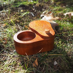 Sapele Holz Gewürzdose