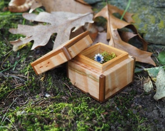 Wooden Ring Box - Small