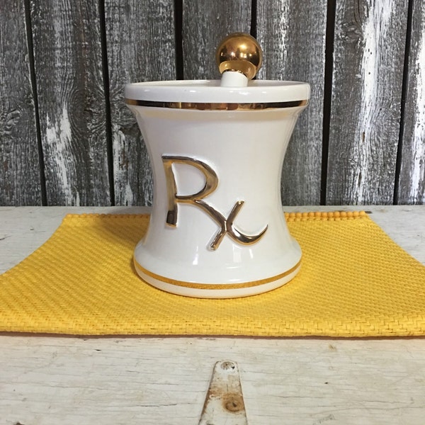 Large Pharmacy RX Figure Bowl Art