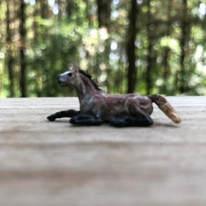 Custom Rose Grey HO Scale Horse
